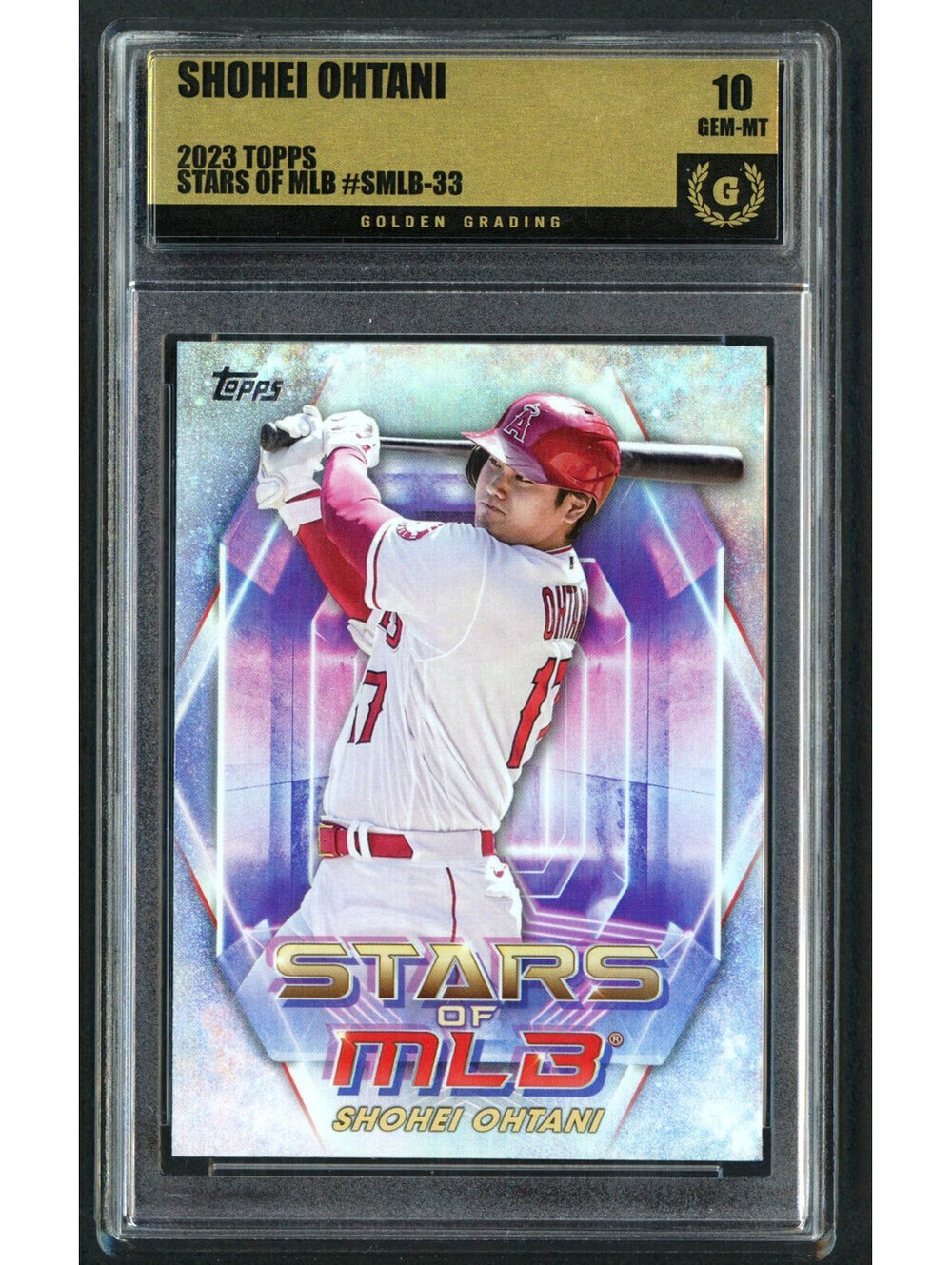 2023 Topps #SMLB-33 Stars of MLB Shohei OhtaniAngels Graded Gem Mint 10